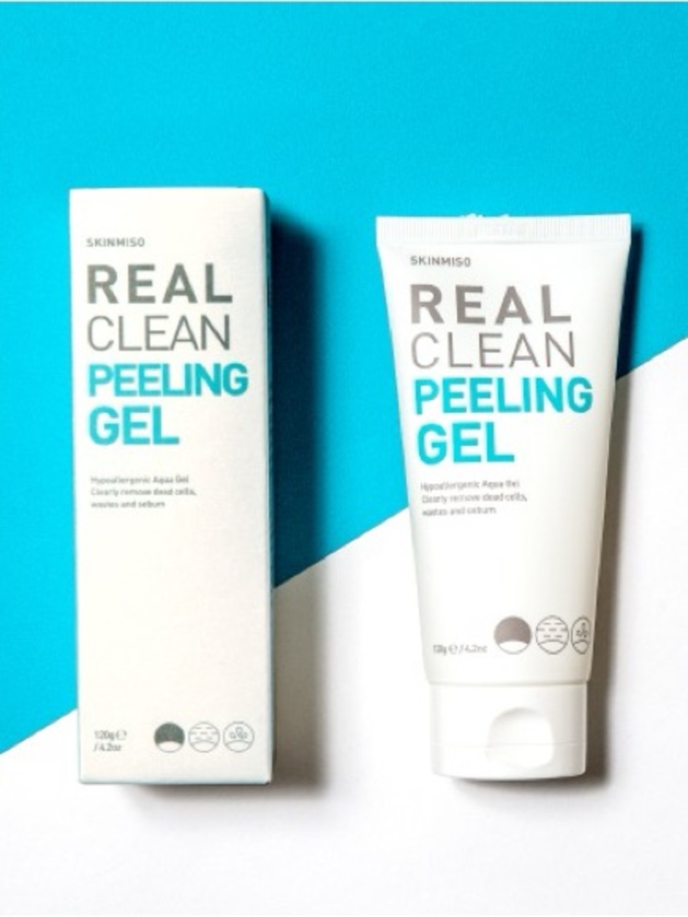 NWT SKINMISO Real Clean Peeling Gel - Hypoallergenic Aqua Gel (4.2 oz)